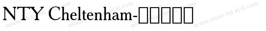 NTY Cheltenham字体转换